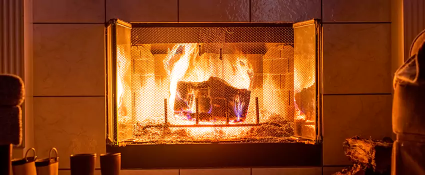Mendota Hearth Landscape Fireplace Installation in Butte, Montana