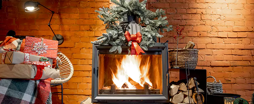 Travis Industries Linear Gas Fireplace Installation in Butte, Montana